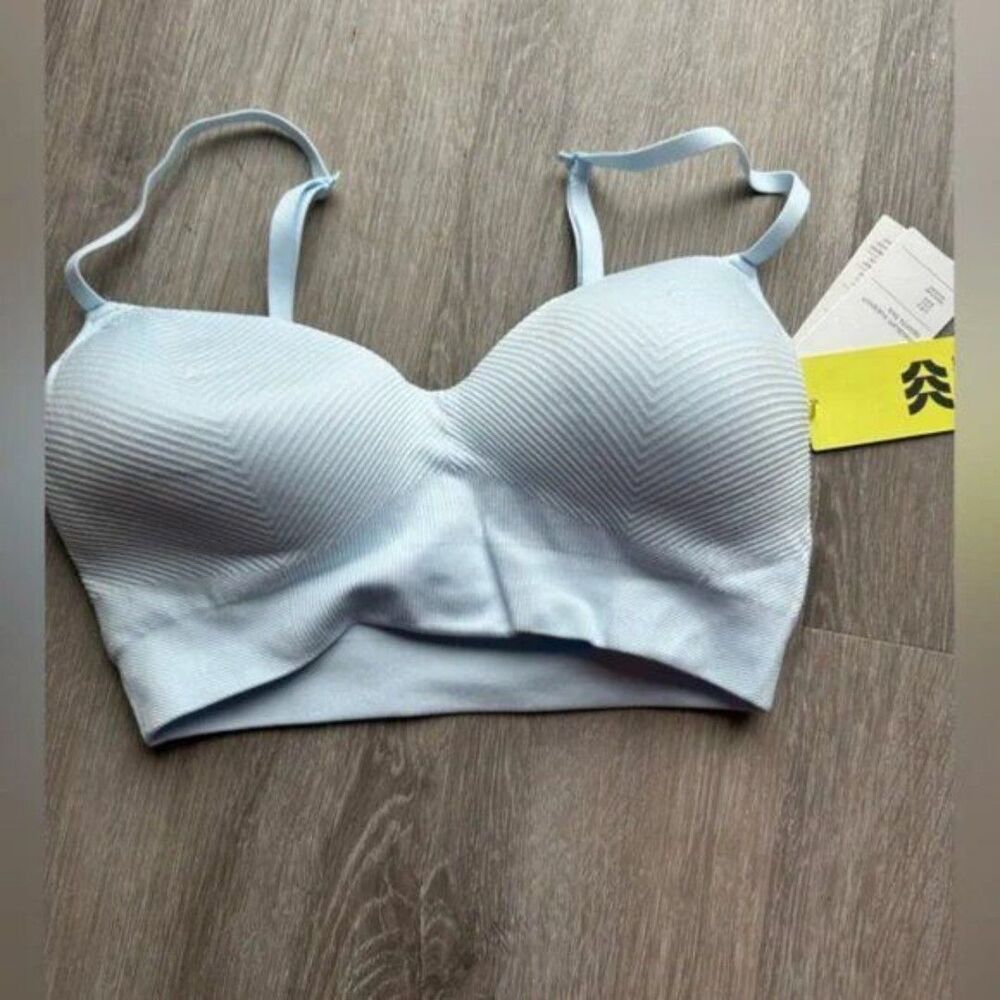 All in Motion Light Blue Sports Bra - Small